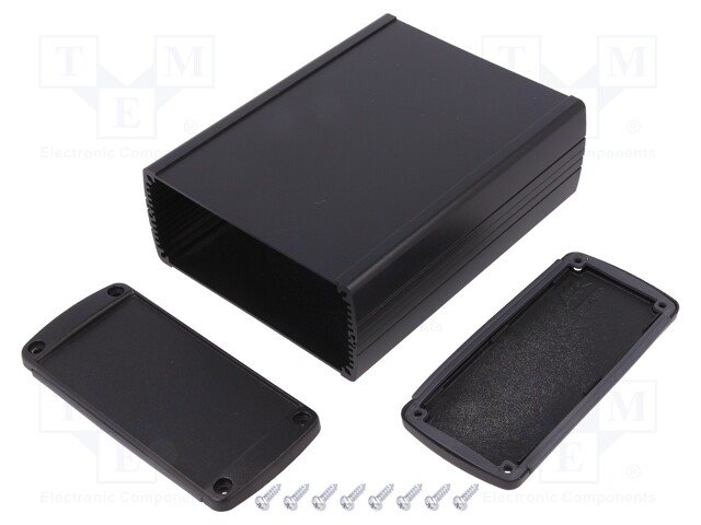 Enclosure: multipurpose; TEKAM; X: 106mm; Y: 145mm; Z: 45mm; black