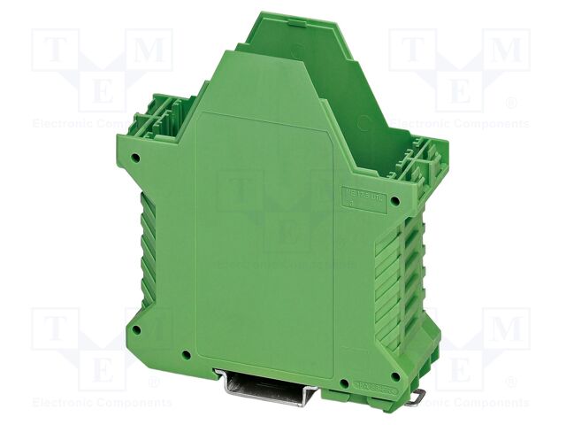 Enclosure base; green; UL94V-0; ME 35; for DIN rail mounting
