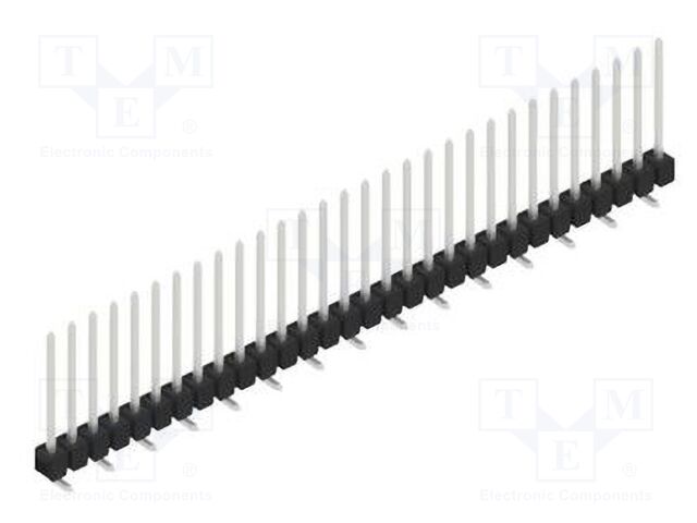 Connector: pin strips; pin header; male; PIN: 30; 2.54mm; SMT; 1x30