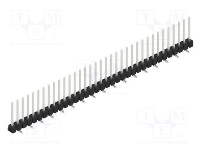 Connector: pin strips; pin header; male; PIN: 35; 2.54mm; SMT; 1x35