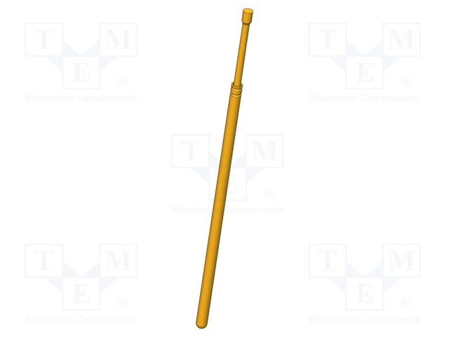 Needle-like test probe; Operational spring compression: 4.3mm