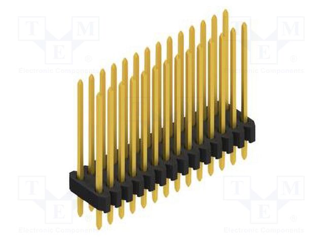 Connector: pin strips; pin header; male; PIN: 28; 1.27mm; THT; 2x14
