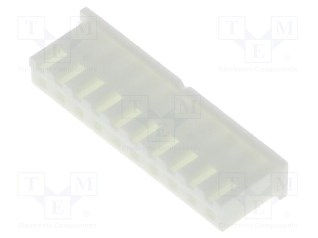 Connector Housing, XH Series, Receptacle, 10 Ways, 2.5 mm, SXH Crimp Contacts