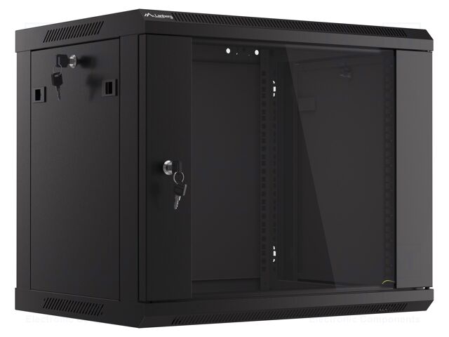 Enclosure: rack cabinet; Standard: 19"; 9U; black; Z: 450mm; X: 600mm