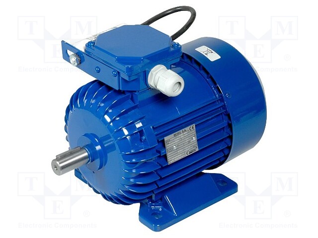Motor: AC; 1-phase; 370W; 230VAC; 1350rpm; 2.62Nm; 8.3kg; IP54; 3A