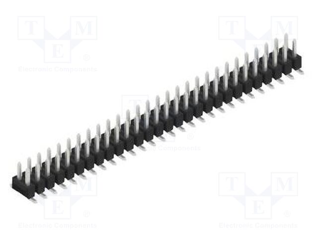 Connector: pin strips; pin header; male; PIN: 56; 2.54mm; SMT; 2x28