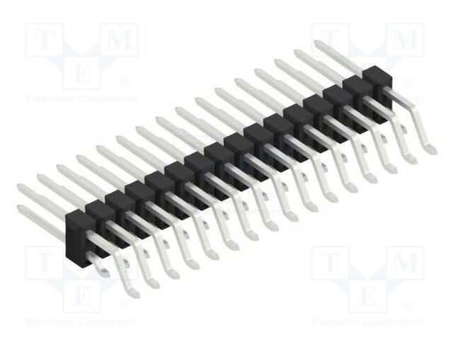 Connector: pin strips; pin header; male; PIN: 32; 2.54mm; SMT; 2x16