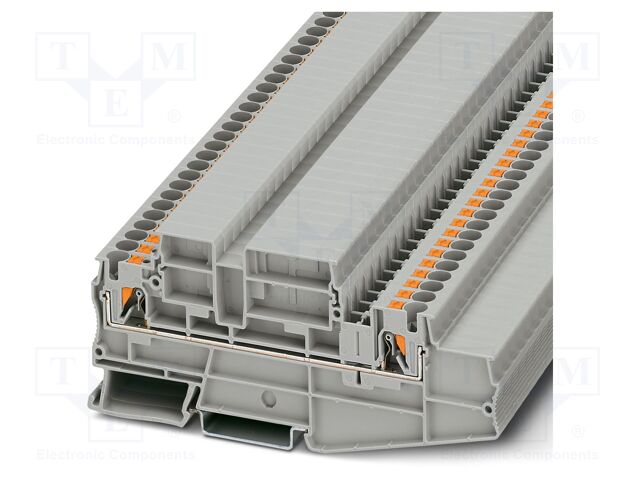 Splice terminal: rail; PT; PA; L: 54.5mm; terminals: 2; W: 6.2mm
