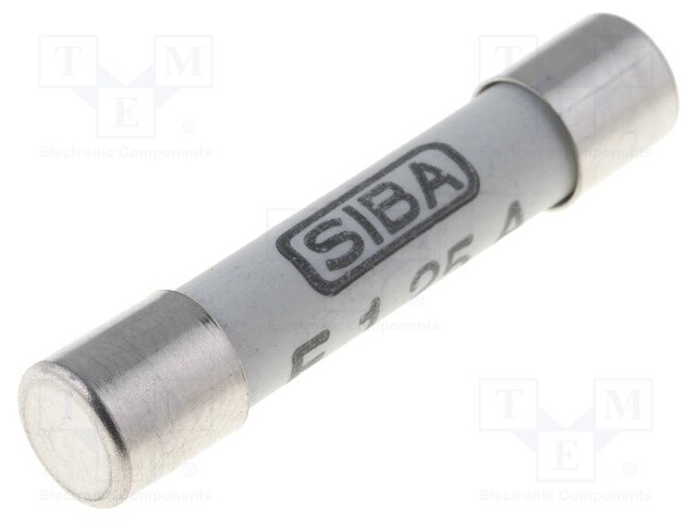 Fuse; 6.35x32mm; 1.25A; 600V