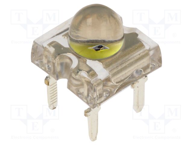 LED Super Flux; white; 7.62x7.62mm; 30000÷36000mcd; 30°; 75mA