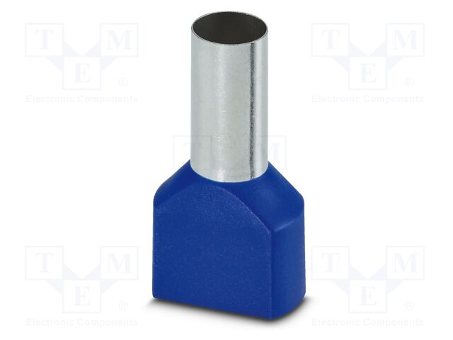 Tip: bootlace ferrule; insulated,double; copper; Bit len: 16mm