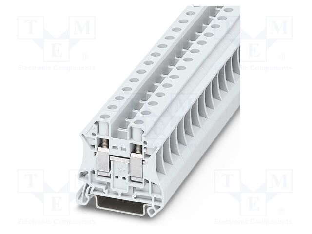 Splice terminal: rail; UT; PA; terminals: 2; W: 10.2mm; H: 47.7mm