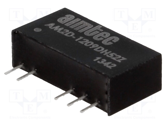 Converter: DC/DC; 2W; Uin: 10.8÷13.2V; Uout: 9VDC; Uout2: -9VDC; SIP7