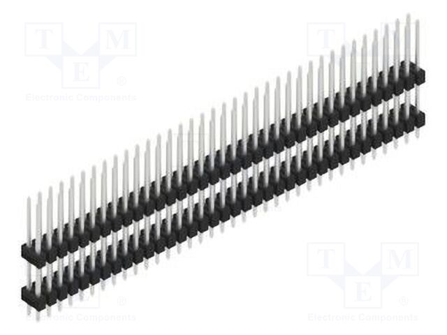 Connector: pin strips; pin header; male; PIN: 72; 2.54mm; THT; 2x36