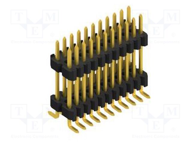 Connector: pin strips; pin header; male; PIN: 22; 1.27mm; SMT; 2x11