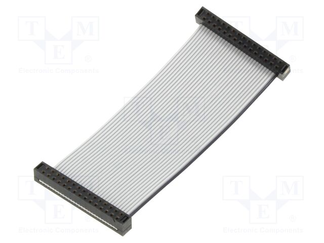 Ribbon cable with IDC connectors; IDC,both sides; Tape ph: 1mm