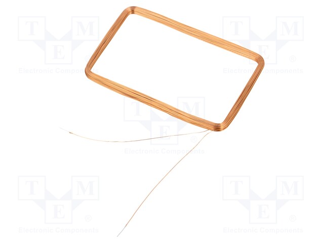RFID antenna; 125kHz; Body dim: 34x55x2.5mm; 1mH