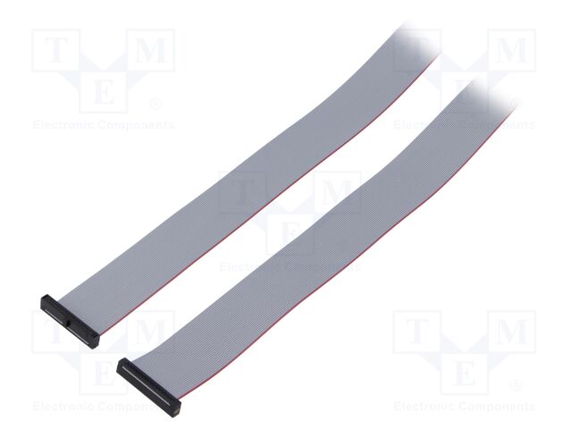 Ribbon cable with IDC connectors; Tape ph: 0.64mm; 1016mm