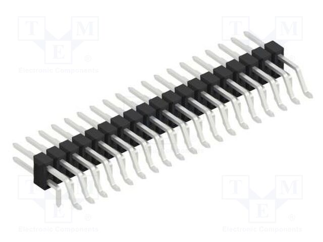 Connector: pin strips; pin header; male; PIN: 38; 2.54mm; SMT,THT