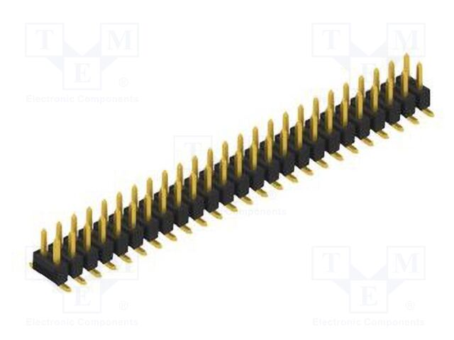 Connector: pin strips; pin header; male; PIN: 50; 2.54mm; SMT; 2x25
