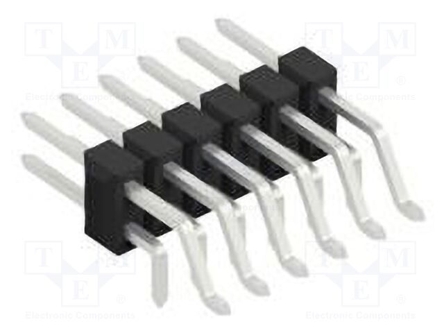 Connector: pin strips; pin header; male; PIN: 12; 2.54mm; SMT,THT