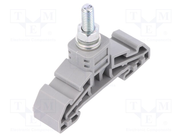 Splice terminal: rail; 35mm2; ways: 1; terminals: 1; screw terminal