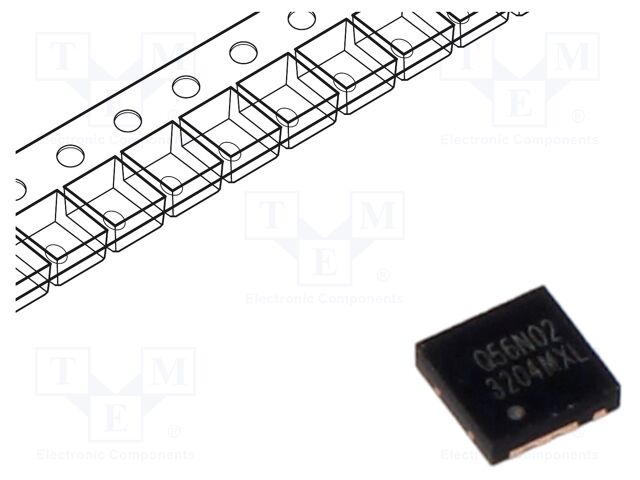 Transistor: N-MOSFET x2; unipolar; DFN3030-8; common drain