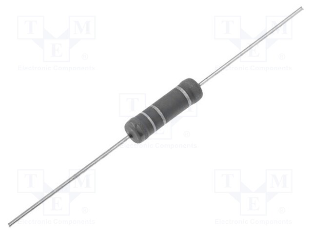 Resistor: power metal; THT; 330Ω; 3W; ±5%; Ø5.2x19.5mm; 250ppm/°C
