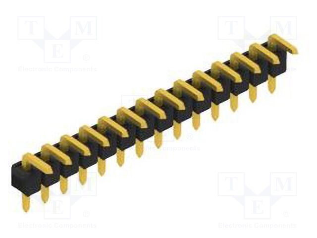Connector: pin strips; pin header; male; PIN: 14; 2.54mm; THT; 1x14