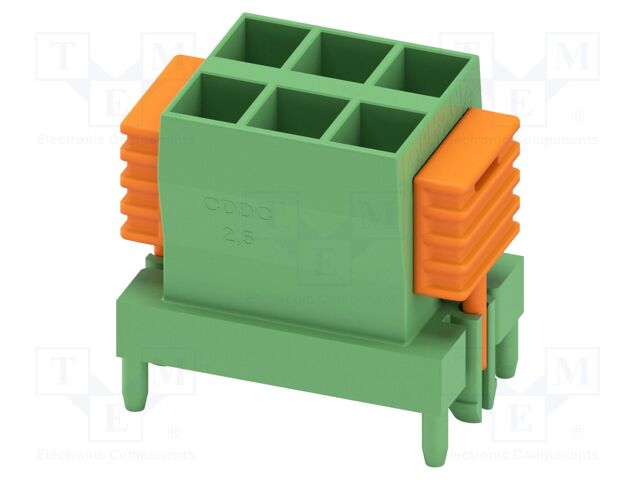 PCB direct plug, nominal cross section: 2.5 mm?, color: gree
