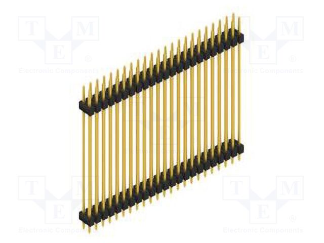 Connector: pin strips; pin header; male; PIN: 46; 2.54mm; THT; 2x23