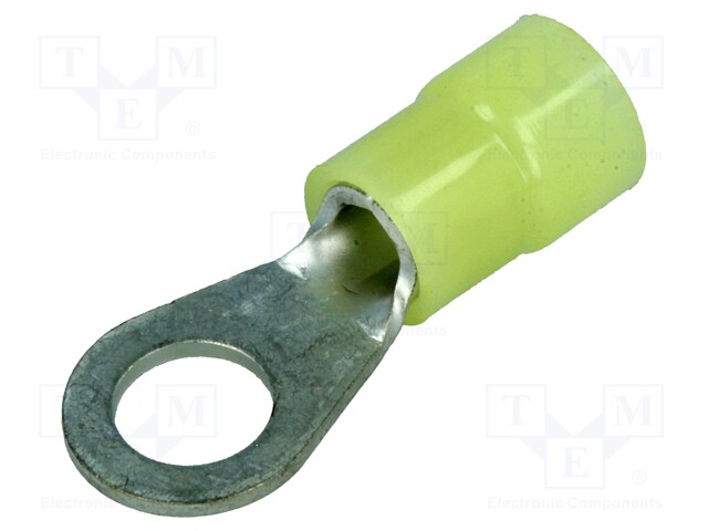 Ring terminal; M6; Ø: 6.5mm; 2.5÷6mm2; crimped; for cable; tinned