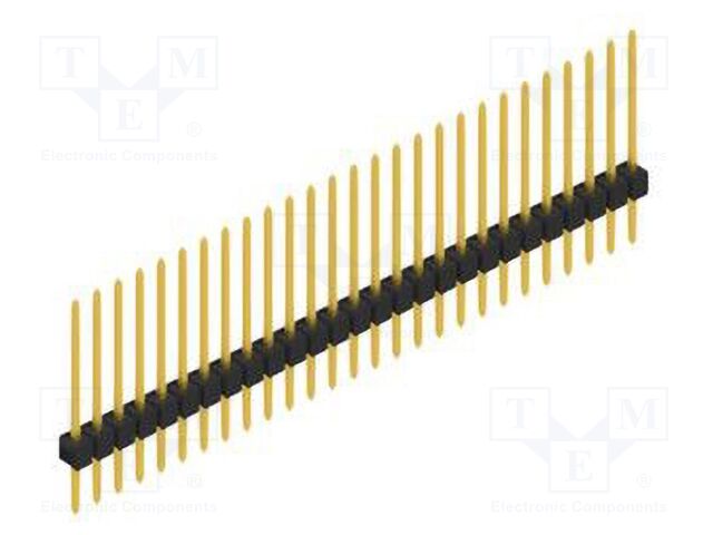Connector: pin strips; pin header; male; PIN: 27; 2.54mm; THT; 1x27