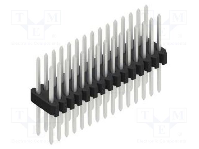 Connector: pin strips; pin header; male; PIN: 30; 1.27mm; THT; 2x15