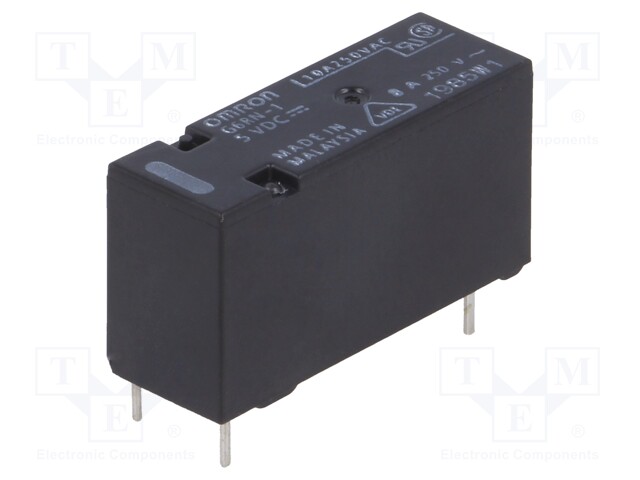 Relay: electromagnetic; SPDT; Ucoil: 5VDC; 8A/250VAC; 5A/30VDC