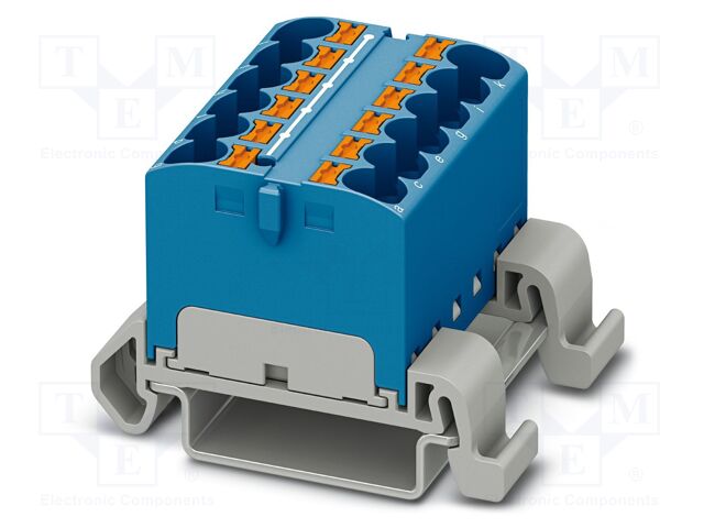 Splice terminal: rail; 32A; 800V; push-in; PA; 0.2÷6mm2; W: 36.9mm