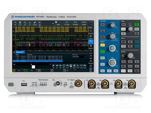 Oscilloscope: digital; Ch: 4; 200MHz; 1Gsps; 200Mpts; RTA4000; 350ps