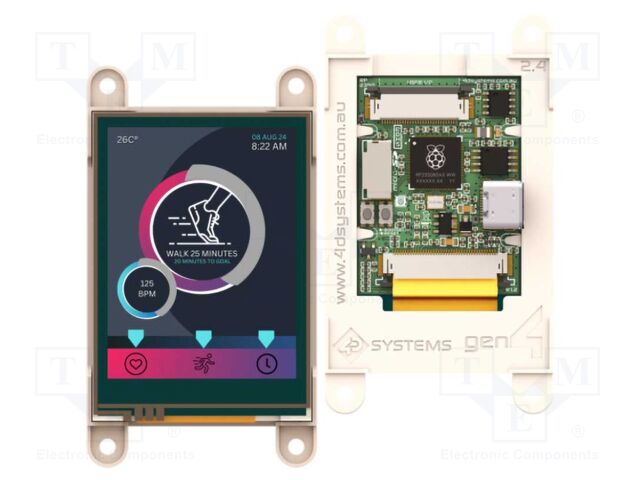 Display: TFT; 2.4"; 240x320; 520BSRAM,8MBPSRAM,16MBFLASH; 4÷6V