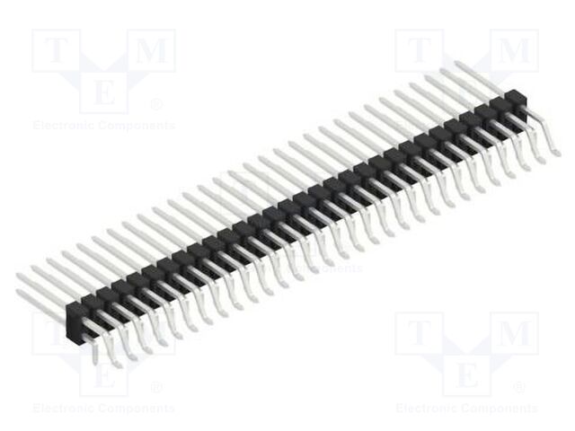 Connector: pin strips; pin header; male; PIN: 60; 2.54mm; SMT,THT