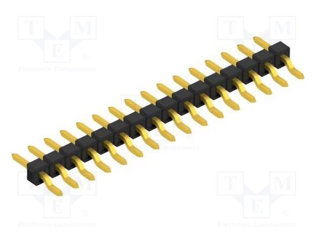 Connector: pin strips; pin header; male; PIN: 16; 2.54mm; SMT; 1x16
