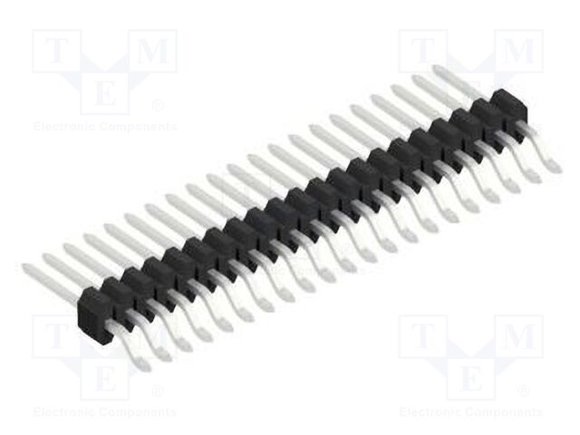Connector: pin strips; pin header; male; PIN: 21; 1.27mm; SMT; 1x21