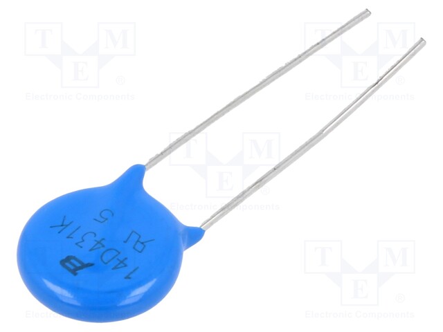 Varistor: metal-oxide; THT; 275VAC; 350VDC; 430V; 4.5kA; -40÷85°C