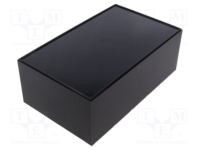 Enclosure: multipurpose; X: 130mm; Y: 215mm; Z: 79mm; 15; ABS; black