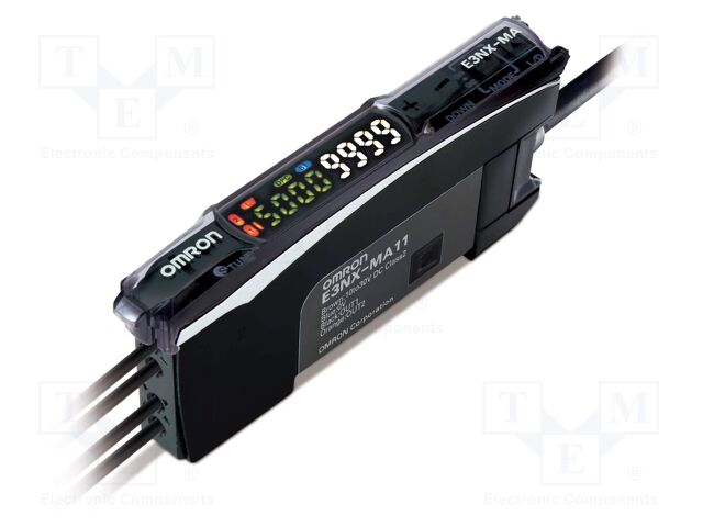 Sensor: optical fiber amplifier; Connection: lead 2m