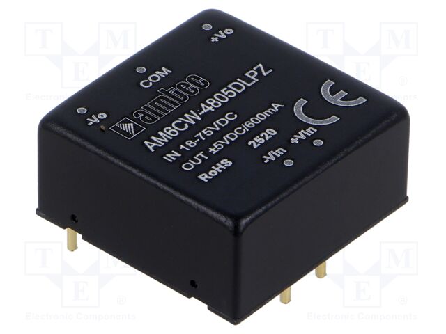 Converter: DC/DC; Protection: short circuit protection SCP