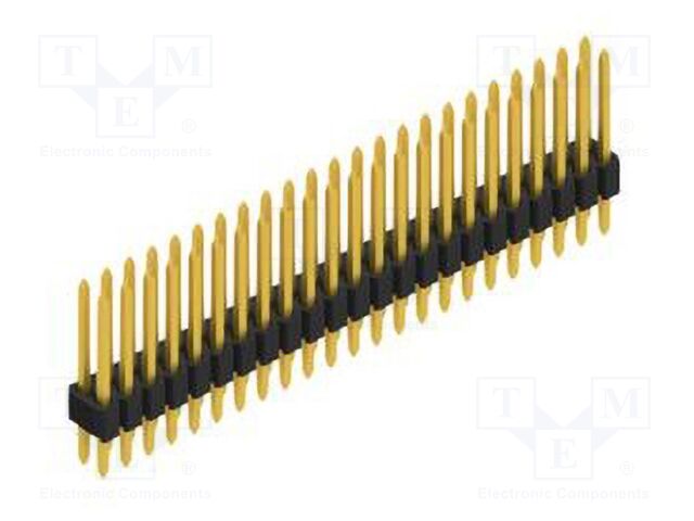 Connector: pin strips; pin header; male; PIN: 46; 1.27mm; THT; 2x23