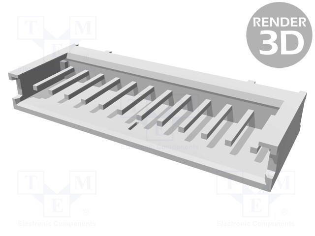 Socket; wire-board; male; AMPMODU MOD II; 2.54mm; PIN: 12; THT