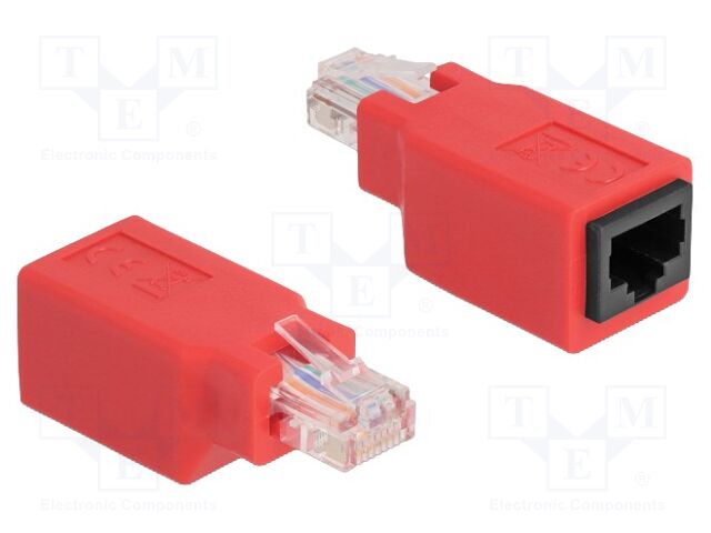 Transition: adapter; Cat 5e; RJ45 socket,RJ45 plug