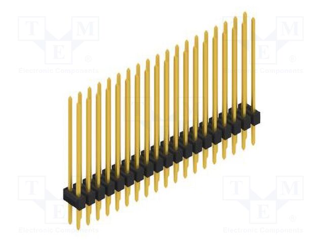 Connector: pin strips; pin header; male; PIN: 38; 2.54mm; THT; 2x19