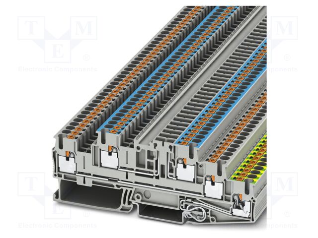 Splice terminal: rail; PA; terminals: 5; W: 5.2mm; H: 118mm